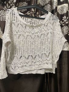 Crochet Knit Top