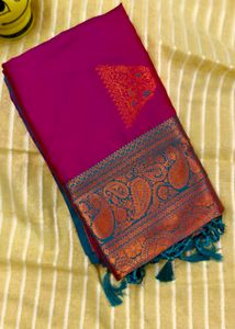 Kanchivaram Banrasi Silk Saree