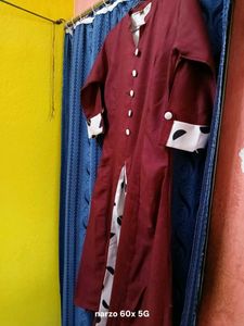Maroon Kurta