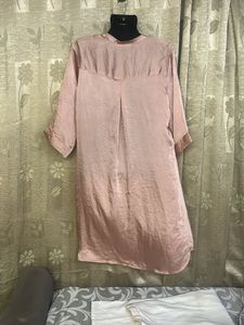 Pink Satin Tunic