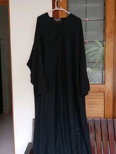 Elegant Black Abaya with Embroidery
