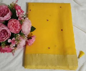 Elegant Yellow Saree