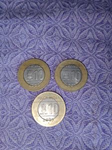 Cross Coins Of 10 Rs