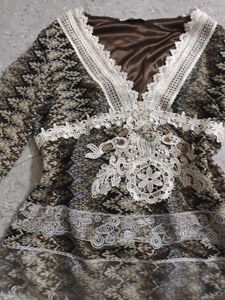 Nordic Witch Lace Detail Top
