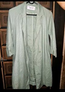 Light Olive Green Women Coat 🧥