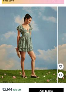 The Clothing Factory Floral Mini Dress