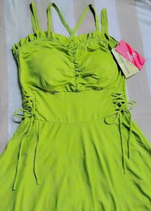 Green Padded Dress💚