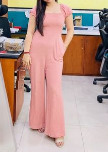 Stylish Pink Jumpsuit