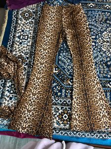 Leopard Print Co-ord Set And Tube Top