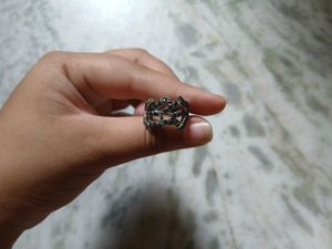 Statement Black Stone Ring