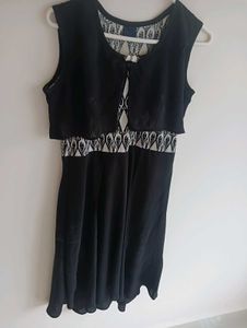 Black Party Wear One Piece Dress