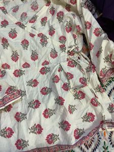 Floral Print Cotton Kurti