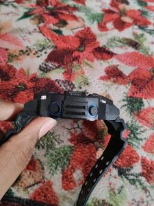 Sporty Blue &amp; Black Digital Watch