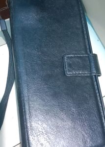 Samsung A50 Phone Cover Leather Black Cover