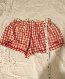 Cute Trendy Gingham Short