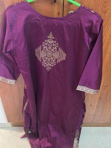 Elegant Purple Kurta