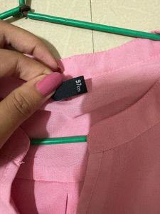 Pink Tiered Sleeve Dress