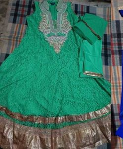New Heavy Work Anarkali Kurti Set