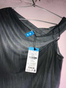 Zudio One Side Off Shoulder Dress