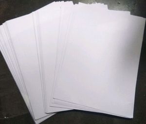 100 Plain White A4 Size Sheets Packed