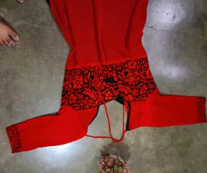 Red Beautiful ❤️ Flawless Kurta