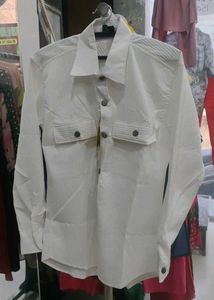 White Button-Down Shirt