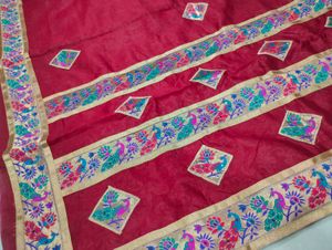 Beautiful Border Saree🤩