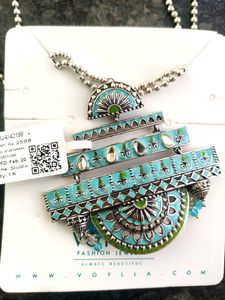 Voyella brand Decorative Dome Necklace