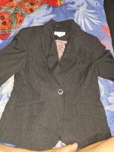 Black Blazer Waistcoat