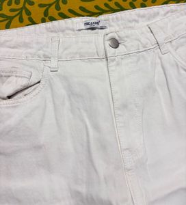 White Wide Leg Jeans