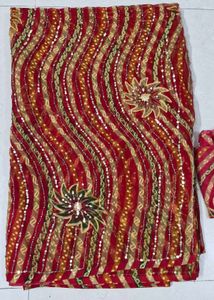 Red Saree
