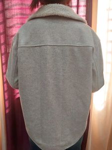 Gray Wool Blend Jacket