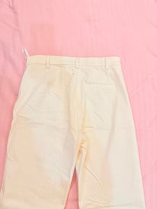 The Mia Slim White Trousers