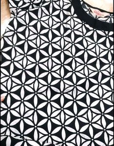B/W Printed Kurti