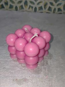 Homemade Bubble candle.