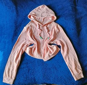 Peach Colour Low Asymmetric  Quality Huddie