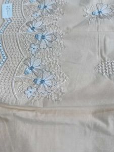 Peach Embroidered Suit