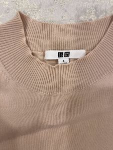Beige Knit Vest