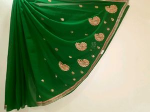Green Saree 🥻