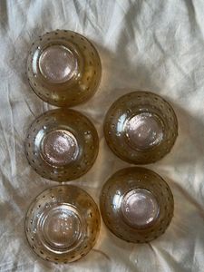 Set of 5 Glass Bowls