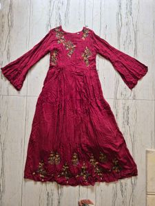 Flared Sleeve Gown