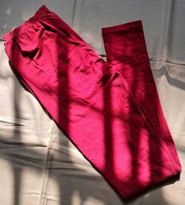 Brand New Maroon Leggings – Never Worn