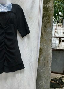 36259. Black Mini Dress