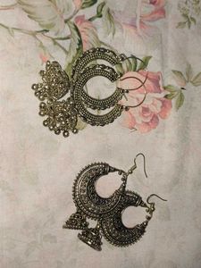 Assorted Silver Earrings Set of 5