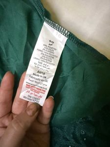 Elegant Green Lace Dress