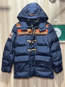 Enquired British Culture Down Feather Jacket