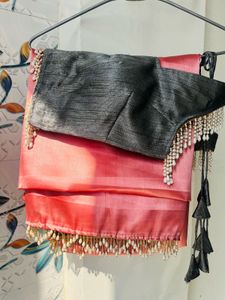 Saree With Stitched Blouse