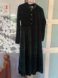 Women Velvet Gown Size L