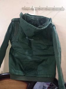 Green Hoddied Jacket