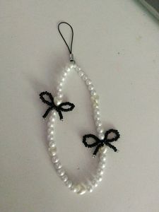 black bow Phone charm/Keychain